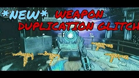 *NEW* WEAPON DUPLICATION GLITCH! Cold War Zombies