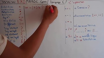 langage c #3  الدارجة المغربية