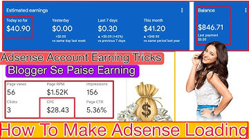 How To Make Adsense Loading | High Cpc Keywords | Organic Traffic | Adsense Loading Kaise Kare | New