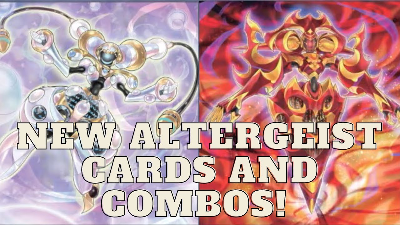 THESE NEW ALTERGEIST CARDS ARE INSANE! 3 NEW COMBOS! | YU-GI-OH!