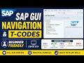SAP GUI Navigation and T Codes