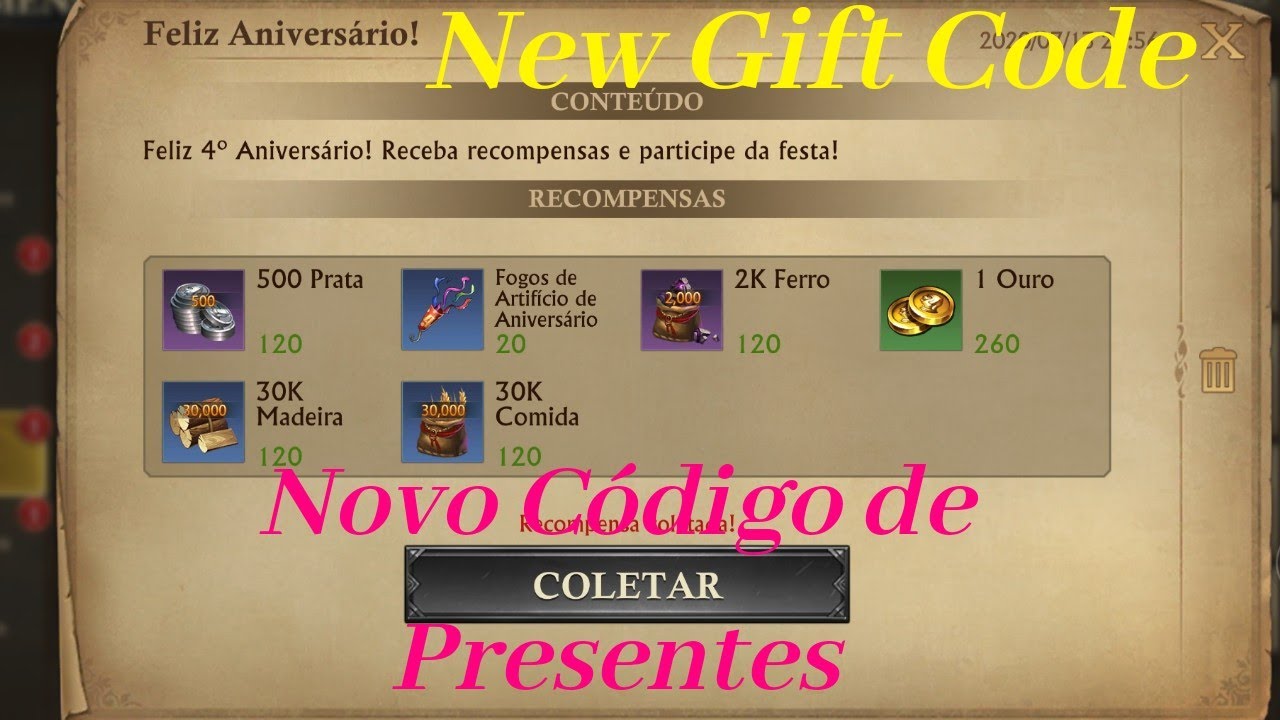 King Of Avalon New Gift Code Novo Código de Presentes