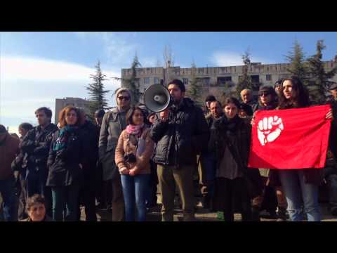 გაფიცვა ბოლნისის მუნიციპალიტეტის სოფელ კაზრეთში