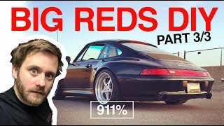 Porsche 993 Big Red Brake DIY Part 3/3 | DIY006