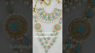#kundan #necklace #design #big #size #colors #love #trending #jewellery #wholesale #online #short
