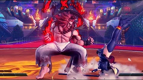 Akuma vs Falke | Level 8 CPU | Street Fighter V