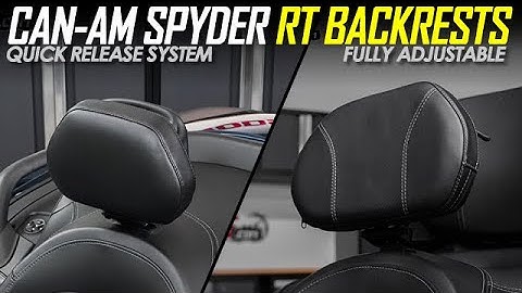 Can-Am Spyder RT Adjustable Driver Backrests (2020+)
