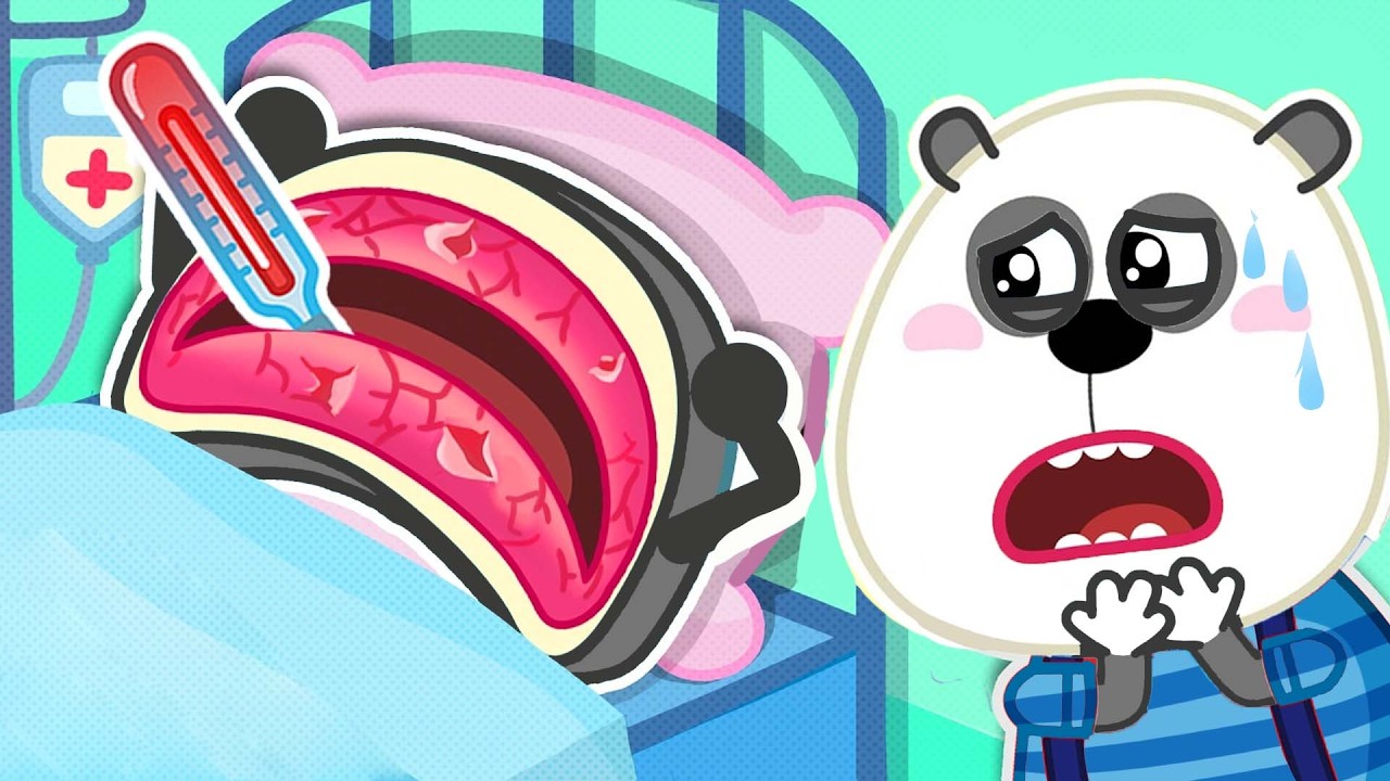What's wrong with my mouth?👄Remember to drink enough water every day | Wolfoo Candy Toon