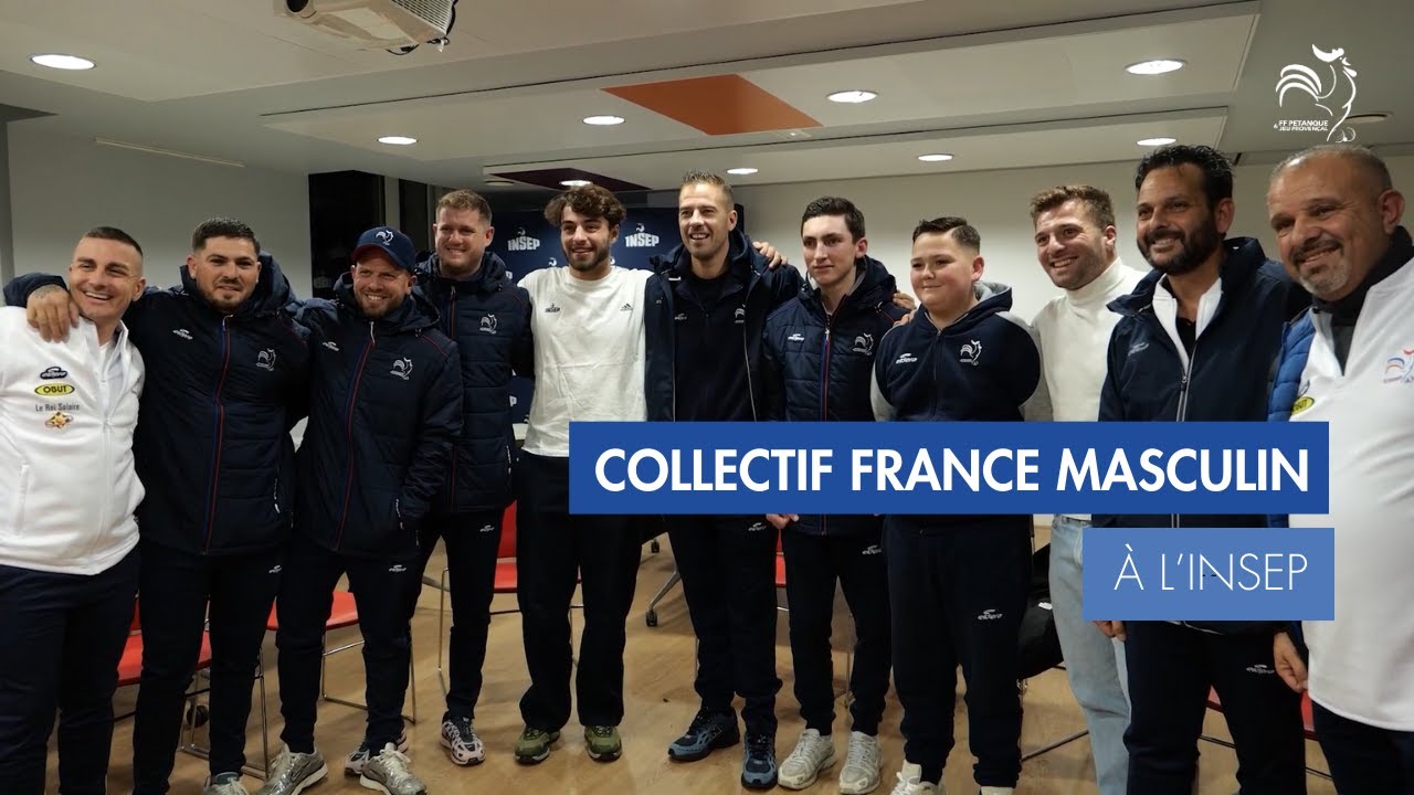 Miniature de la vidéo : LE COLLECTIF FRANCE MASCULIN A L'INSEP