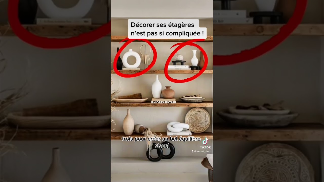 Je t’explique comment décorer tes étagères murales 😍🙌