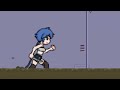 Anime Girl Sinking In Quicksand Mud Glue 