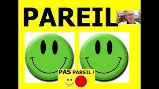 GS    Mots pareils pas pareils