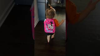 Evelyn Got Her First Backpack! #toddler