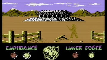C64 Way of the Tiger Sword Fighting 1986Gremlin Graphicscr TCSa4 COMMODORE 64