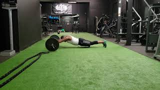 Standing Barbell Rollout