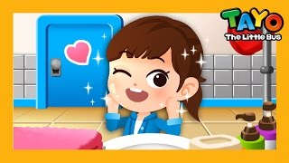 Washing Face l Habit Game #6 l Learn Street Vehicles l Tayo the Little Bus screenshot 4