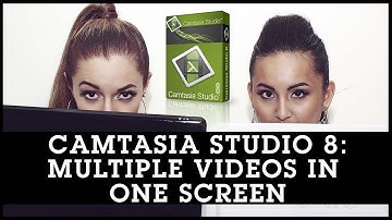 Camtasia Studio 8 Tutorial: Multiple Videos In One Screen / Video In Video Effects