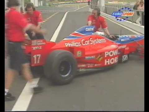 Jos Verstappen bridgestone tyretest 1996 Magny Cours