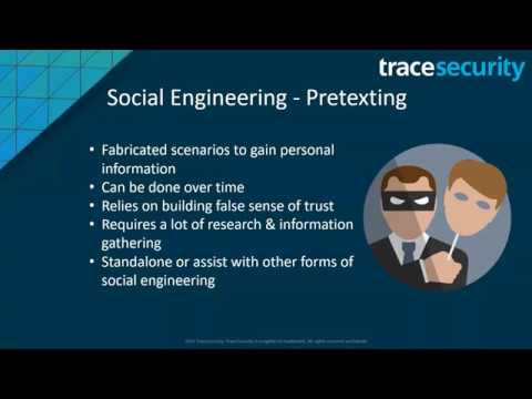 Social Engineering Webinar - video from TraceSecurity