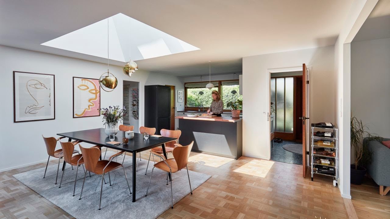 Picture of Naturally Lit Living Room Renovation with Roof Windows - YouTube