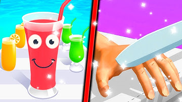 Juice Run Vs Asmr Slicing All Levels Android iOS Gameplay Walkthrough New Update 4K Nr 28