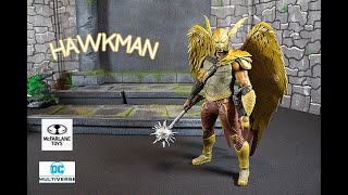 Mcfarlane Toys DC Multiverse Black Adam Movie Hawk Man action figure review