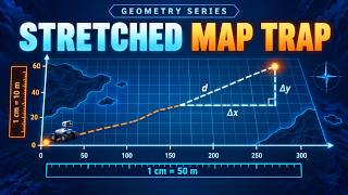 Geometry Series | Can a Stretched Map Change Distance and Slope