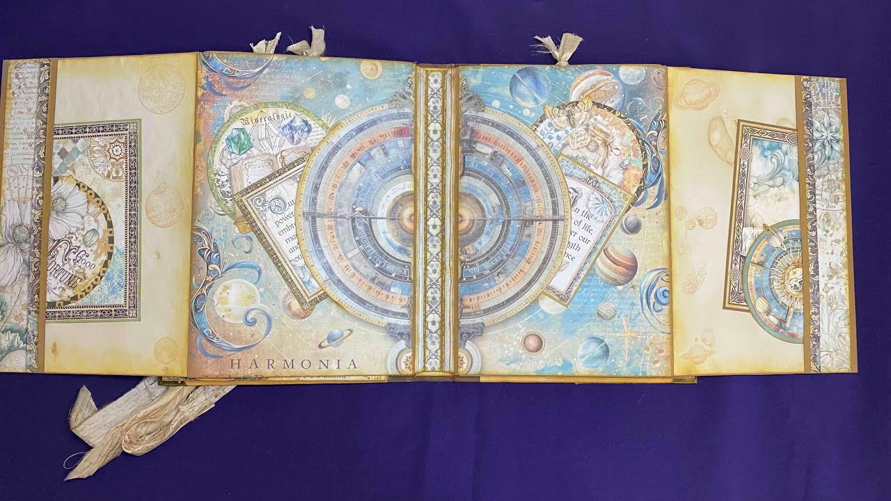 Stamperia Fortune Altered Lapbook Flip Through