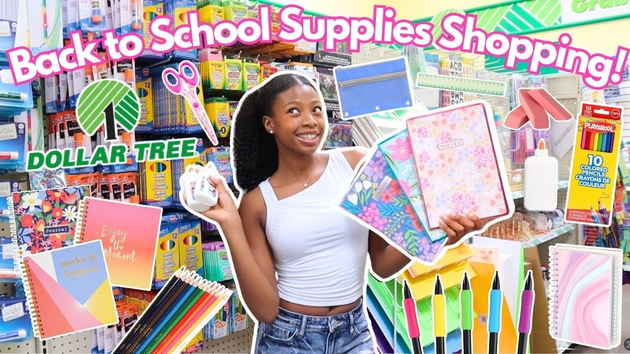 Dollar Tree Back to School Supplies Shopping!