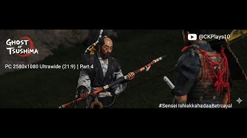 Ghost of Tsushima Gameplay Walkthrough | Part 4 – The Tale of Sensei Ishikawa  [21:9 UW]