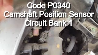 DIY P0340 Replace Bad Camshaft Position Sensor in 2003 Nissan Maxima 3.5L V6 (#p0340 code)