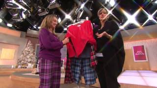 Carole Hochman Petite Pajama Set with Fleece Top & Flannel Pants with Jacque Gonzales
