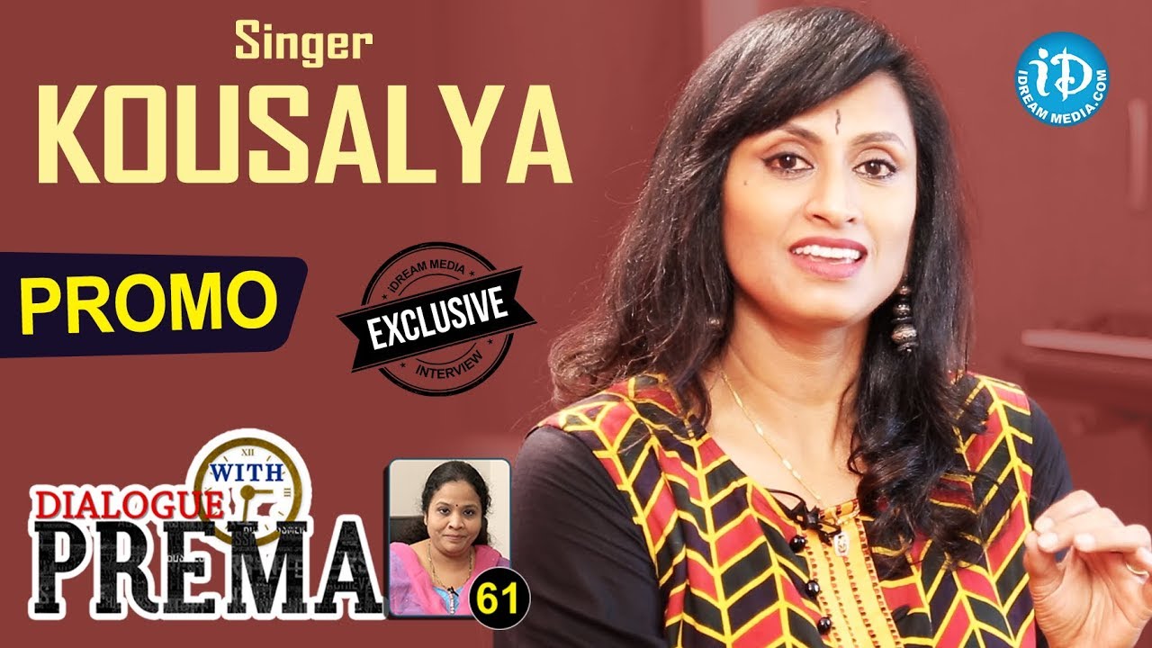 Singer Kousalya Exclusive Interview - Promo || Dialogue With Prema #60 ...