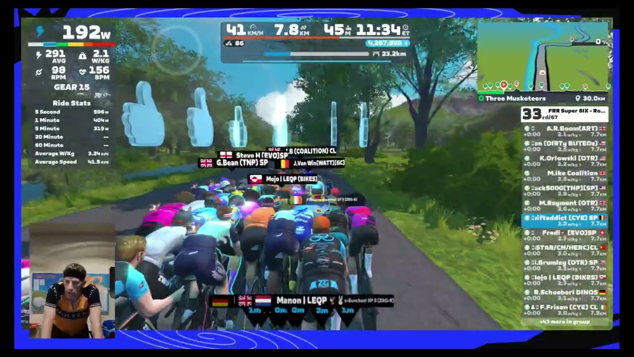 FRR Super 6IX round 3 race 4  - Three Musketeers (scratch)