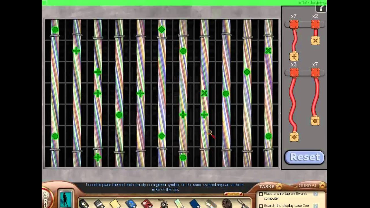 Nancy Drew The Silent Spy 11 Unlock display case, Wiretap Ewan's