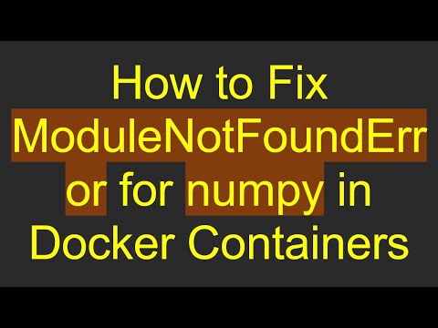 How to Fix