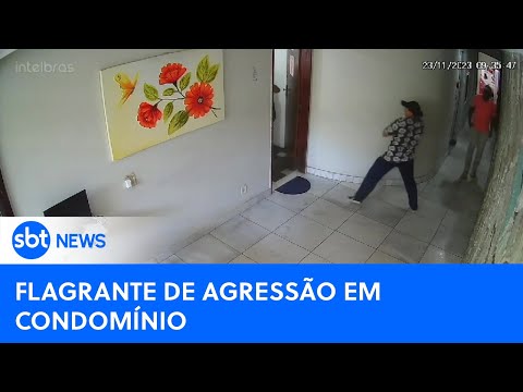 Video moradores-de-condominio-pedem-punicao-para-vizinha-agressora-sbt-newsna-tv-08-05-24