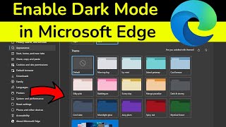 how to enable dark mode in microsoft edge?