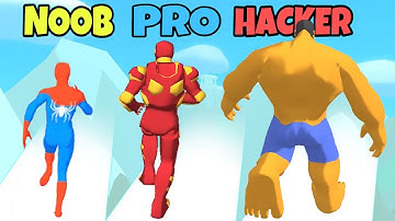 NOOB vs PRO vs HACKER in Upgrade Run 3D