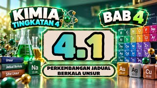KIMIA TINGKATAN 4 (BAB 4) (4.1 : Perkembangan Jadual Berkala Unsur)