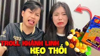 Vlog Troll | Quang Con Chơi Lớn Lừa Khánh Linh Ăn Kẹo Thối Và Cái Kết Đắng !