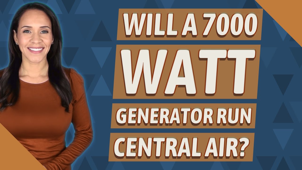 What Will A 7Kw Generator Run?