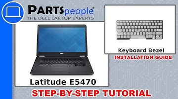 Dell Latitude E5470 (P62G001) Keyboard Bezel How-To Video Tutorial