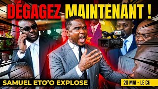 DÉGAGEZ MAINTENANT: Samuel Eto’o explose contre la CRTV et choque tout le Cameroun en plein 20 mai