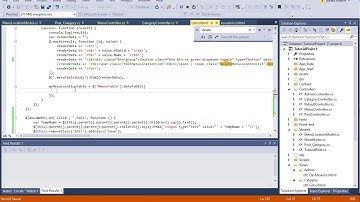194 ASP .NET MVC - Create Delete Event to Remove Category Data Dynamically  in Tutorial Project