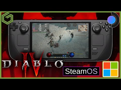 Steam Deck - Diablo 4 Beta - Steam OS & Windows - Gameplay, Performance, Settings