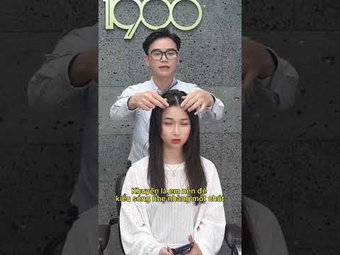 Tóc mỏng và bông có nên làm xoăn không? - 1900 Hair Salon #shorts