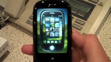 Palm Pre: Startup and tutorial