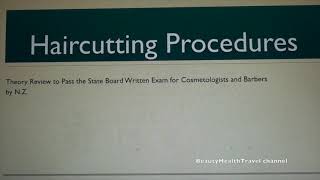 (36) Cosmetology: Haircutting Theory for State Board Written Test