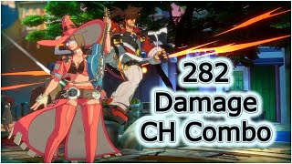 High damaging frame trap combo with I No 282 damage Guilty Gear  -Strive-